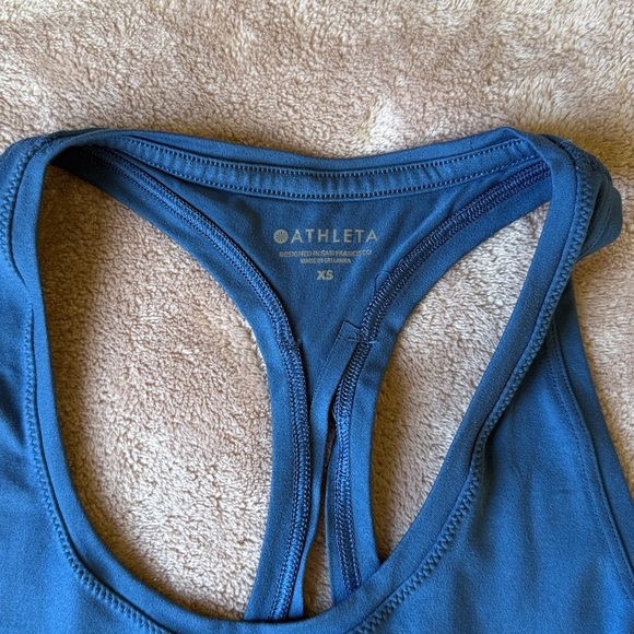 Athleta Blue Muscle Tee - Picture 3 of 6